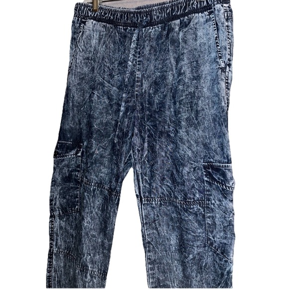 Anthropologie Denim - CLOTH and STONE Womens M Tencel Loose Jeans Pants Wide Barrel Leg Jogger Cargo